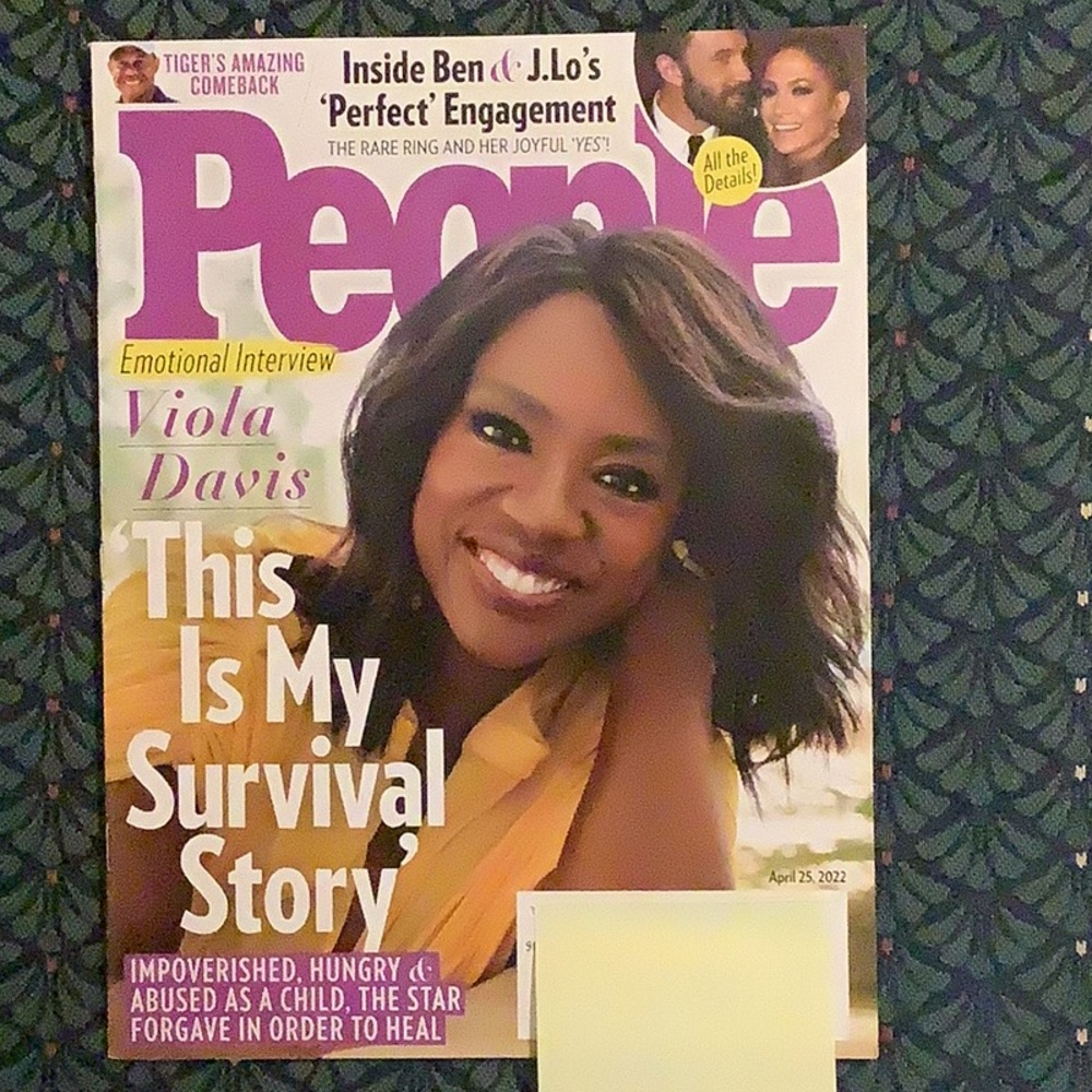 People Magazine, Viola Davis, This is my survival Story, April 25, 2022, NEW
